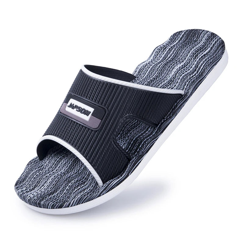 claquette homme noir