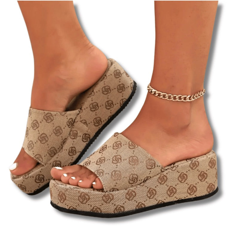 claquette epaisse femme
