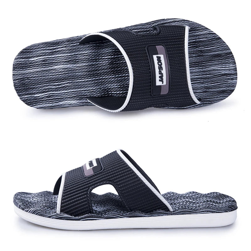 claquette homme noir
