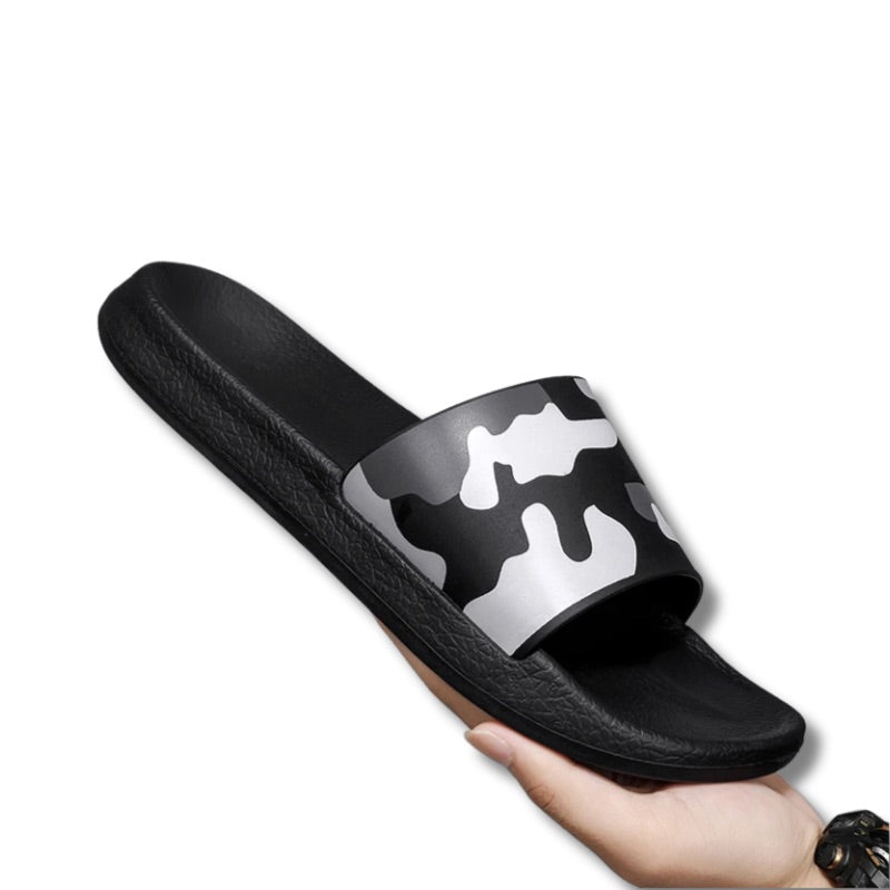 Claquette homme camouflage