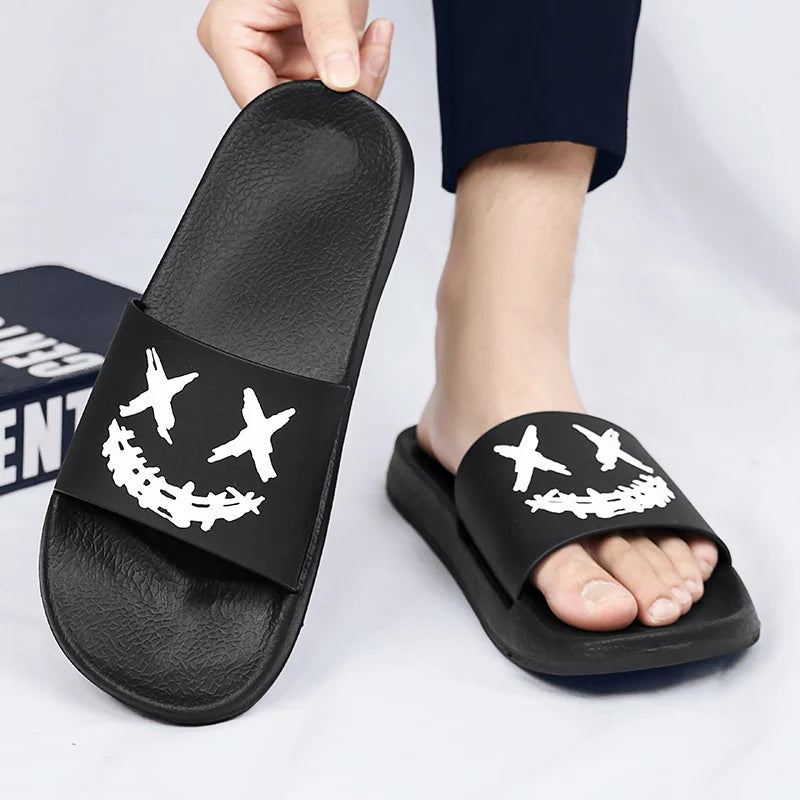 claquette homme tendance porté