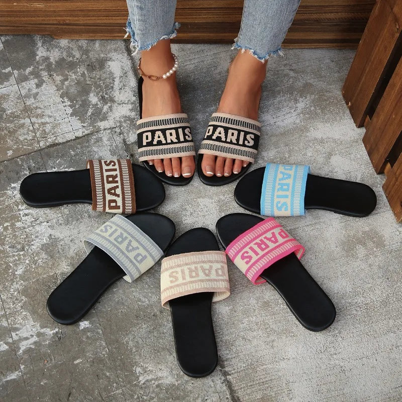different coloris de claquettes paris pour femme