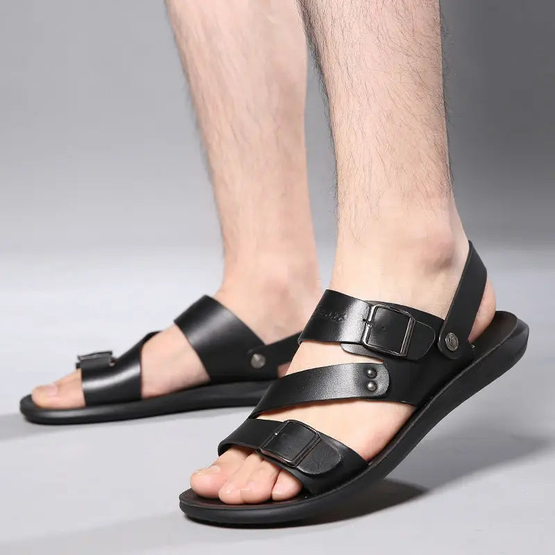Sandales cuir homme 