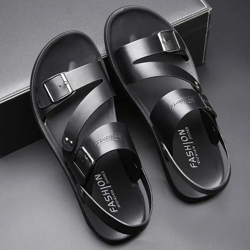 Sandales cuir homme