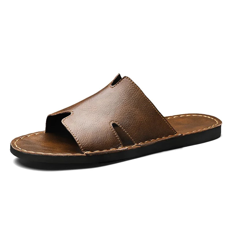 sandales en cuir pour homme
