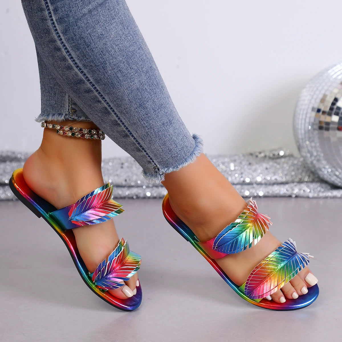 sandales plates pour femme