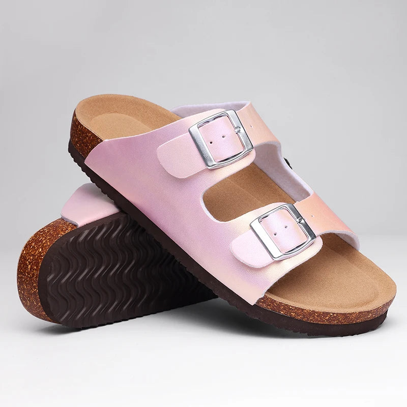 sandale-confortable-femme-rose-bride-reglable