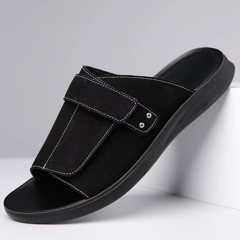 sandales noir pour homme confortables